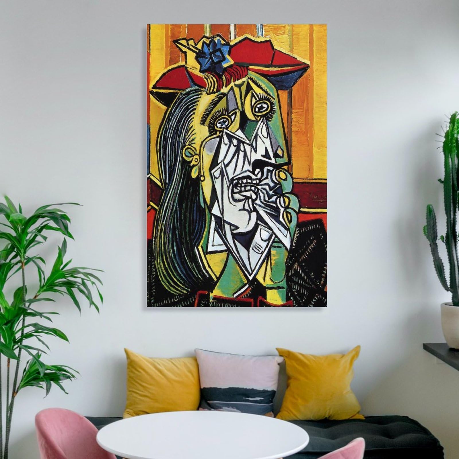 Amazon.co.jp: Pablo Picassoパブロ・ピカソ画家の作品（泣く女